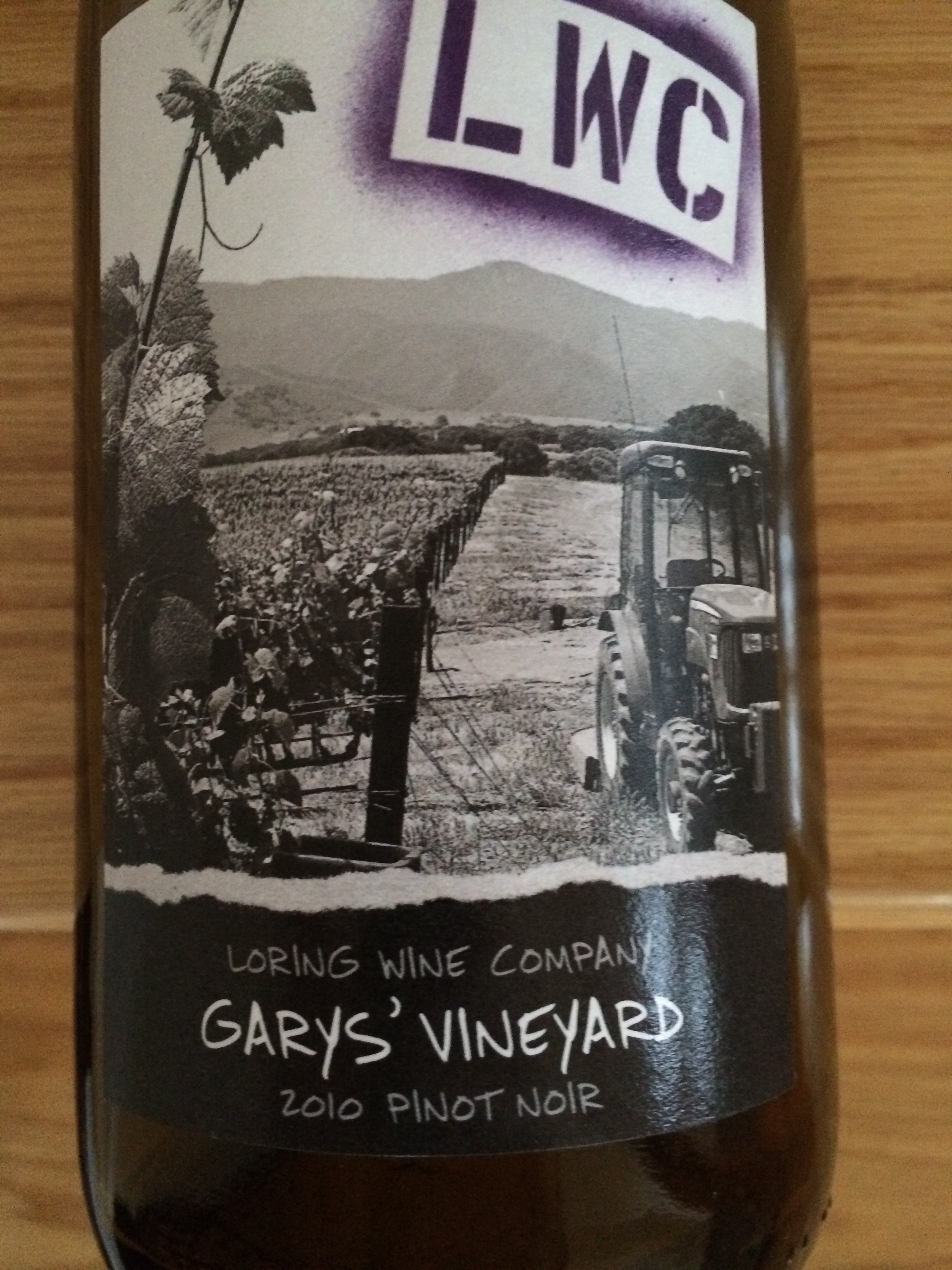 LWC 2010 Garys Pinot