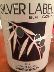 BR Cohn Silver Label Chard 2010