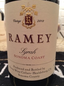 Ramey 2010 Syrah