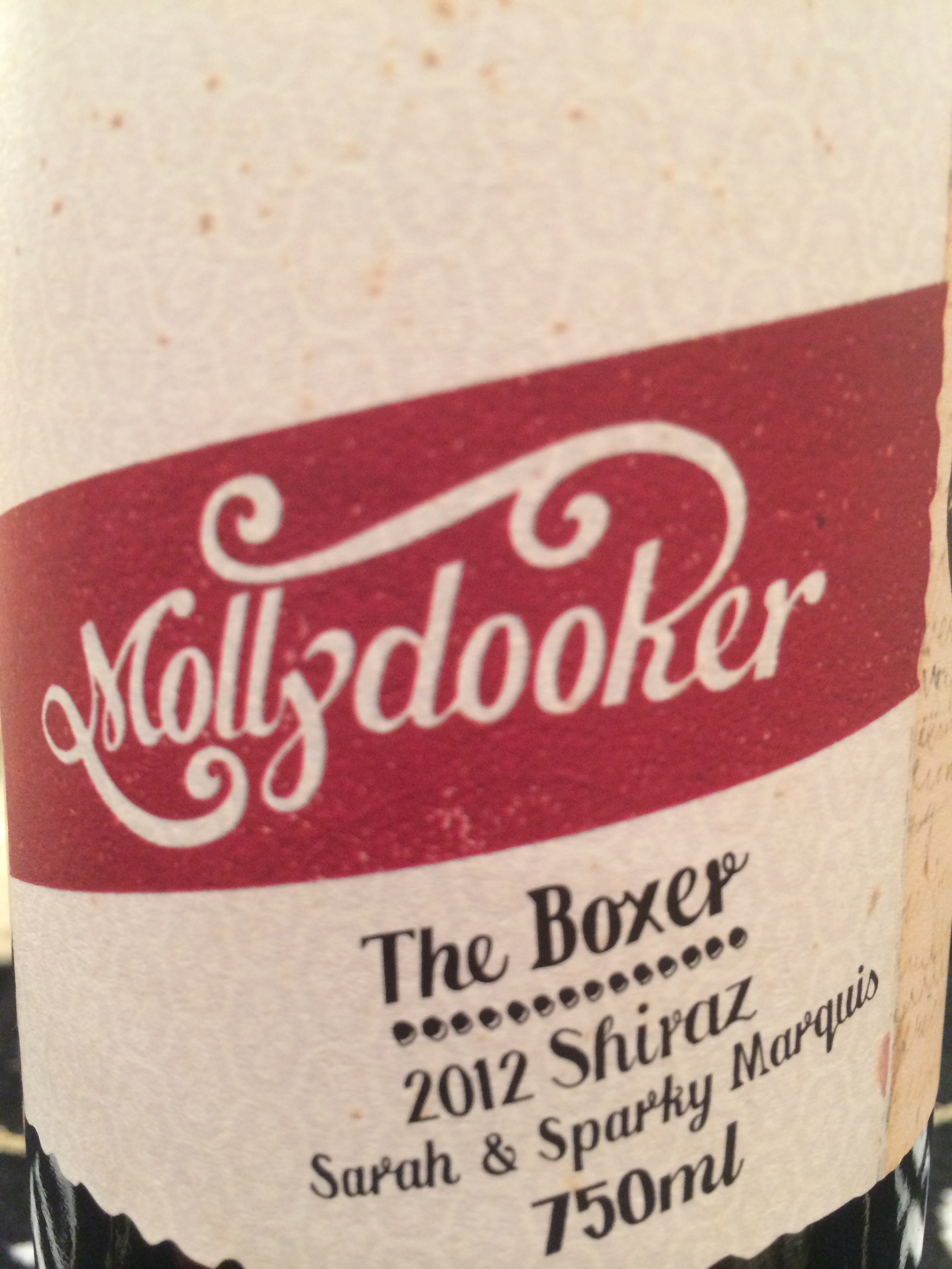 Mollydooker 2012 Boxer