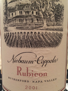 Rubicon 2001 Napa plus