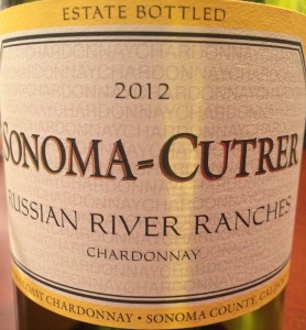 Sonoma Cutrer Russian River Chard 2012