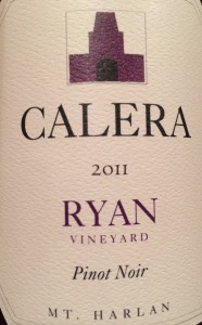 Calera 2011 Ryan Vineyard Pinot