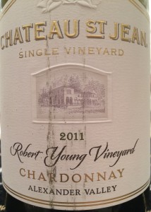 CH St Jean 2011 Robert Young Chard Alex Valley