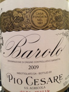 Pio Cesare 2009 Barolo