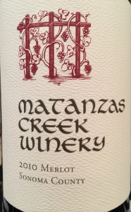 Matanzas 2010 Merlot