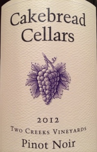 Cakebread 2012 Two Creeks Pinot