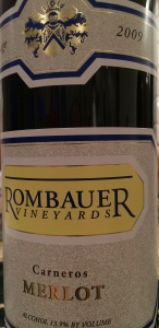 Rombauer 2009 Merlot-1