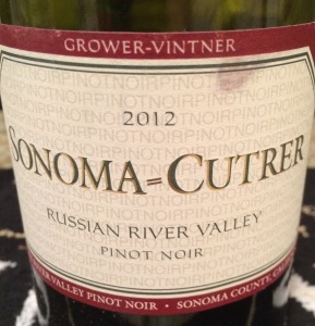 Sonoma Cutrer 2012 Pinot