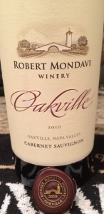 RobertMondavi 2010 Oakville Cab