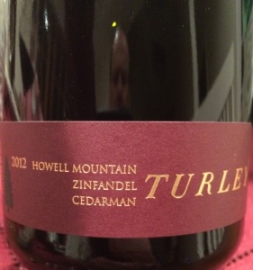 Turley 2012 Cedarman Zin