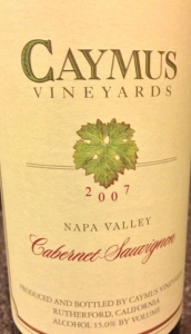 Caymus 2007 Cab5