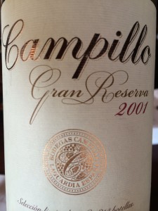 Campillo 2001 Gran Reserva