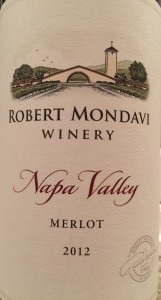 RMondavi 2012 Merlot