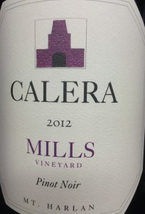 Calera Mills Pinot 2012