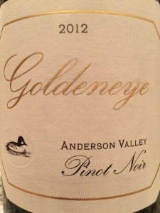 Goldeneye Pinot 2012