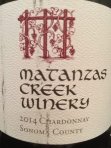 Matanzas Sonoma Chard 2013