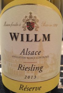 Willm 2013 Riesling