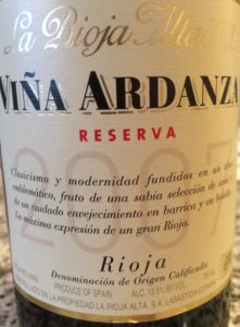 La Rioja Alta Vina Ardanza 2007